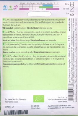 Semi di Valerianella Elan - 2