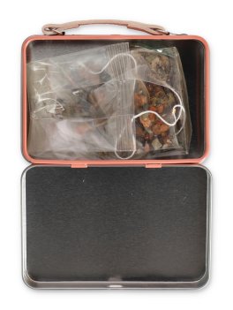 Valigetta "Enjoy the Little Thinks" con 4 Tisane in Filtro - Arancione - 4