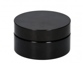 Vasetto Nero Vuoto per Cosmetici con Tappo - 1