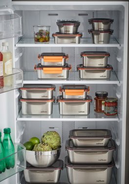 Contenitore Rettangolare in Acciaio Inox - Flora - 5