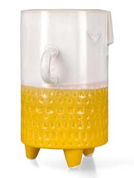 Vaso in Ceramica Mr. Broncio - Giallo - 2
