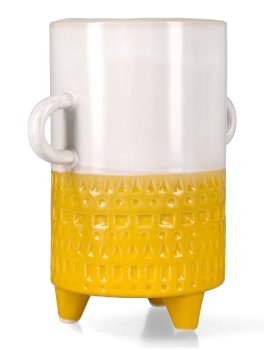 Vaso in Ceramica Mr. Broncio - Giallo - 3
