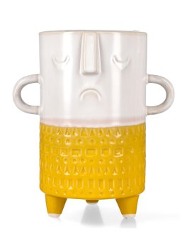 Vaso in Ceramica Mr. Broncio - Giallo - 1