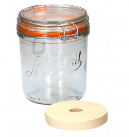 Vaso in Vetro con Coperchio "Swing Top" per la Fermentazione - 2