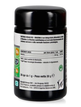 Vegan B3 Niacina - 2