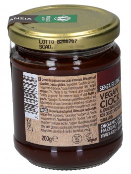 Vegan Ciock - Crema Spalmabile Bio con cacao e Nocciole Italiane - 3