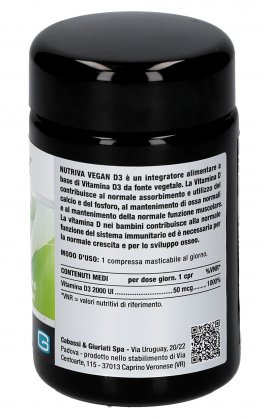 Vegan D3 2000 UI - Integratore di Vitamina D in Compresse - 2