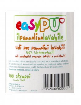 Veli Biodegradabili per Pannolini Lavabili - 100 Strappi - 4