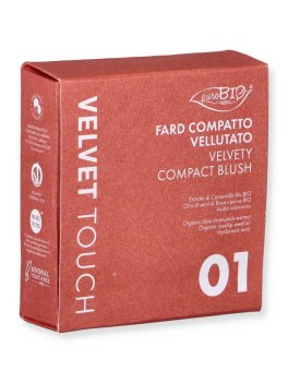 Velvet Touch Compact Blush 01 - Nude Rosato - 1