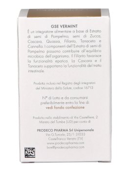 Vermint - Integratore di Estratto di semi di Pompelmo, semi di Zucca, Cascara, Quassio, Picrorhiza, Tanaceto e Cannella. - 6