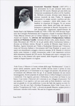 Veda Vyaasa, il Maestro — Libro - 2