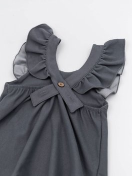 Vestito Salopette Bimba - Blu - 4