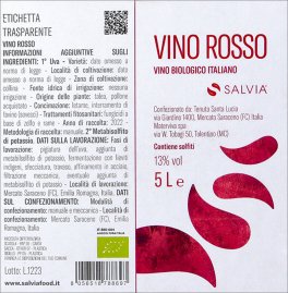 Vino Rosso Sangiovese Bio - 4