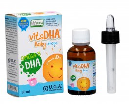 Vitadha Baby Drops - Gocce di omega 3 e vitamina D3 ideale per i più piccoli - 1