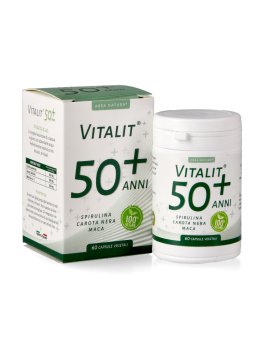 Vitalit 50+ Anni - Integratore di Spirulina, Carota Nera e Maca - 4