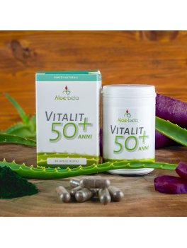 Vitalit 50+ Anni - Integratore di Spirulina, Carota Nera e Maca - 8