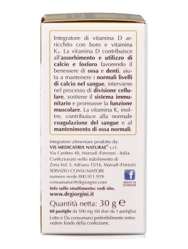 Vitamina D Vegana con K2 e Boro - Pastiglie - 5