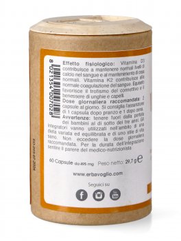 Vitamina D3 Complex - Integratore di Vitamina D3 vegetale e Vitamina K2 - 3