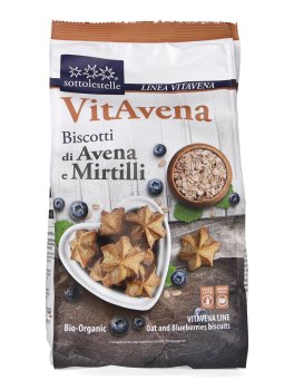 Vitavena - Biscotti di Avena ai Mirtilli Bio - 1