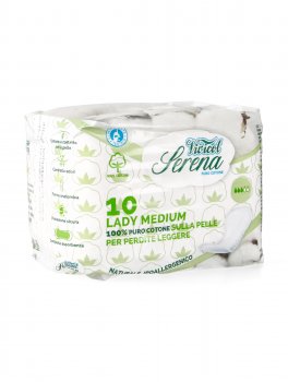 Vivicot Serena - 10 Assorbenti Lady 100% Cotone Bio - 1