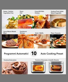 Vivo Air Fryer Multicooker - Friggitrice ad Aria - 4 in 1 - 6