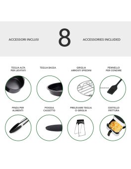 Vivo Air Fryer Multicooker - Friggitrice ad Aria + Accessori - 4