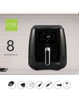 Vivo Air Fryer Multicooker - Friggitrice ad Aria Nero - 2