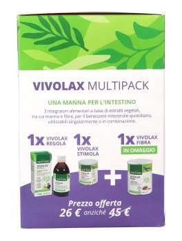 Vivolax Multipack: Vivolax Regola + Vivolax Stimola + Vivolax Fibra - 8