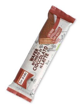 Wafer Ricoperto di Cioccolato al Latte Bio - 1
