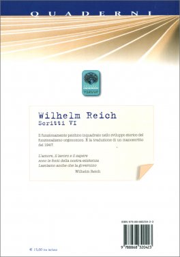 Wilhelm Reich - Scritti VI — Libro - 2