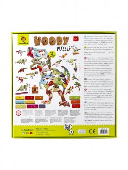 Woody Puzzle - Dinosauri - 2