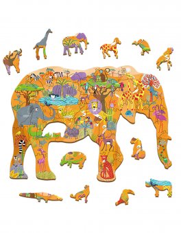 Woody Puzzle - La Savana - 3