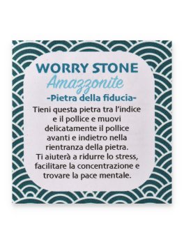Worry Stone Pietra Ovale Piatta - 4