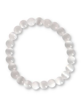 Bracciale "Sfera" Pietre di Selenite - 1