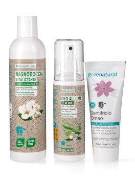 Xmas Beauty "Dolce Abbraccio" con Bagnodoccia + Deo + Dentifricio al Tè Verde - 5