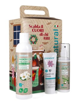 Xmas Beauty "Dolce Abbraccio" con Bagnodoccia + Deo + Dentifricio al Tè Verde - 1