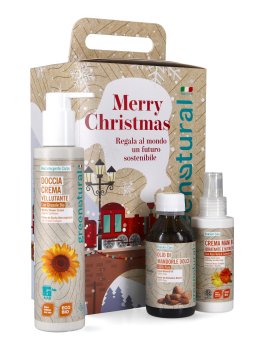 Xmas Beauty "Polar Express" con Doccia Crema + Olio Mandorle + Crema Mani - 1