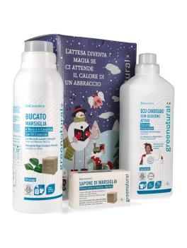 Xmas Box Lavanderia con Bucato Marsiglia + Eco-Candeggio + Sapone Marsiglia - 2