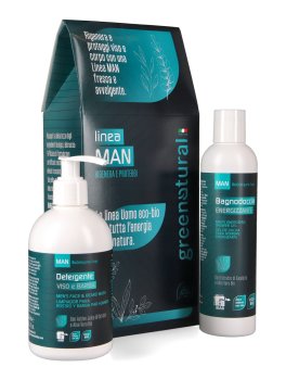 Xmas Box Linea Man "Rigenera e Proteggi" con Bagnodoccia e Detergente Viso Barba - 1