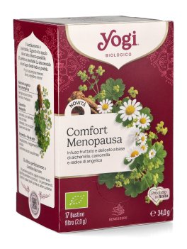 YOGI TEA® Comfort in Menopausa - Infuso Fruttato con Alchemilla, Camomilla e Angelica Bio - 1