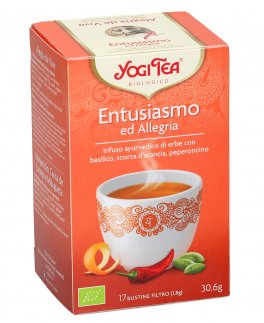 Yogi Tea - Entusiasmo ed Allegria - Infuso Ayurvedico in Bustine