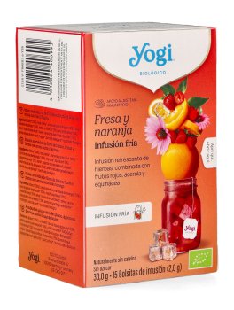 YOGI TEA® - Infuso "Cold Brew" Fragola e Arancia Bio - 1