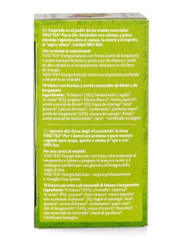 YOGI TEA® "Per i Sensi" Infuso con Oli Essenziali - Energia Naturale - 2