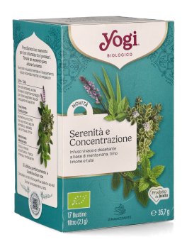 YOGI TEA® Serenità e Concentrazione - Infuso di Menta, Timo, Tulsi e Limone Bio - 1