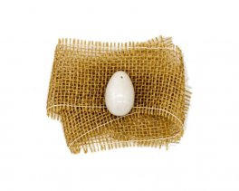 Yoni Egg - Pietra Ovale Giada Bianca - 2