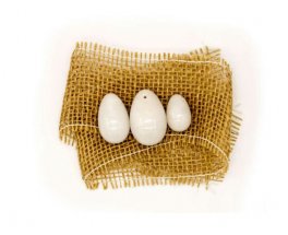 Yoni Egg - Pietra Ovale Giada Bianca - 3