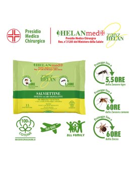 ZanzHelan Insetto Acaro Repellente - Salviette - 3
