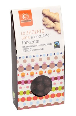 Zenzero Bio Ricoperto di Cioccolato Fondente