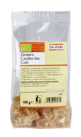 Zenzero Candito Bio Cubi