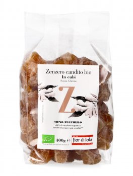 Zenzero Candito Bio in Cubi - 1